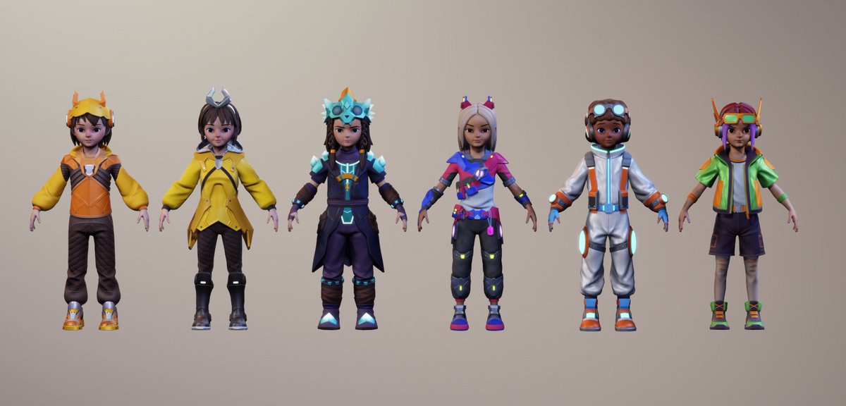 RastislavBakala's tweet photo. We are putting a lot of effort into every single detail, storyline, and personality for our Guardians Kids. We want every player to find a younger version of themselves in the game.

We are creating a game tailored to the dreams of 90s kids. 

#game #collectable #characters https://t.co/0xyatX3XZk