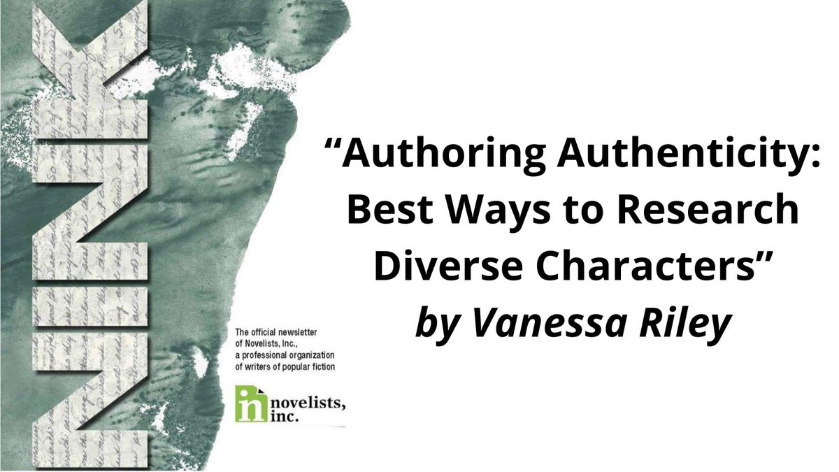 Throwing back to a great article from February's NINK:
"Authoring Authenticity: Best Ways to Research Diverse Characters” by Vanessa Riley
ninc.com/nink-authoring…

#NinkKnowledge #writerslife #writers #author #NINC2023ELEVATE #writing #amwriting #writingtips   #businessofwriting
