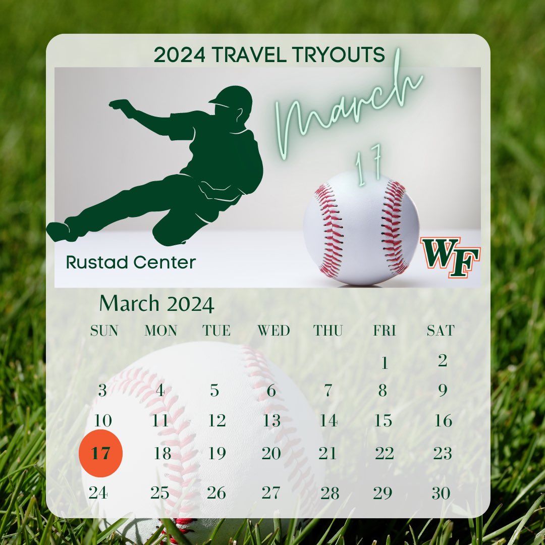 West Fargo travel parents/players: 
Mark your calendars!