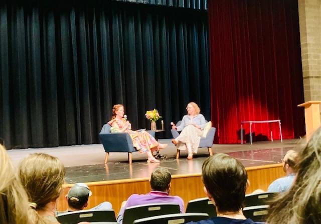 jesuitschools's tweet photo. Recently, JSN's Dr. Kristin Ross Cully was the keynote speaker at Regis Jesuit High School’s Back to School Day for administration, faculty, and staff members. Celebrating the school's theme for the year, "Wisdom of Women," 1/2 https://t.co/v5CZQJnwBO