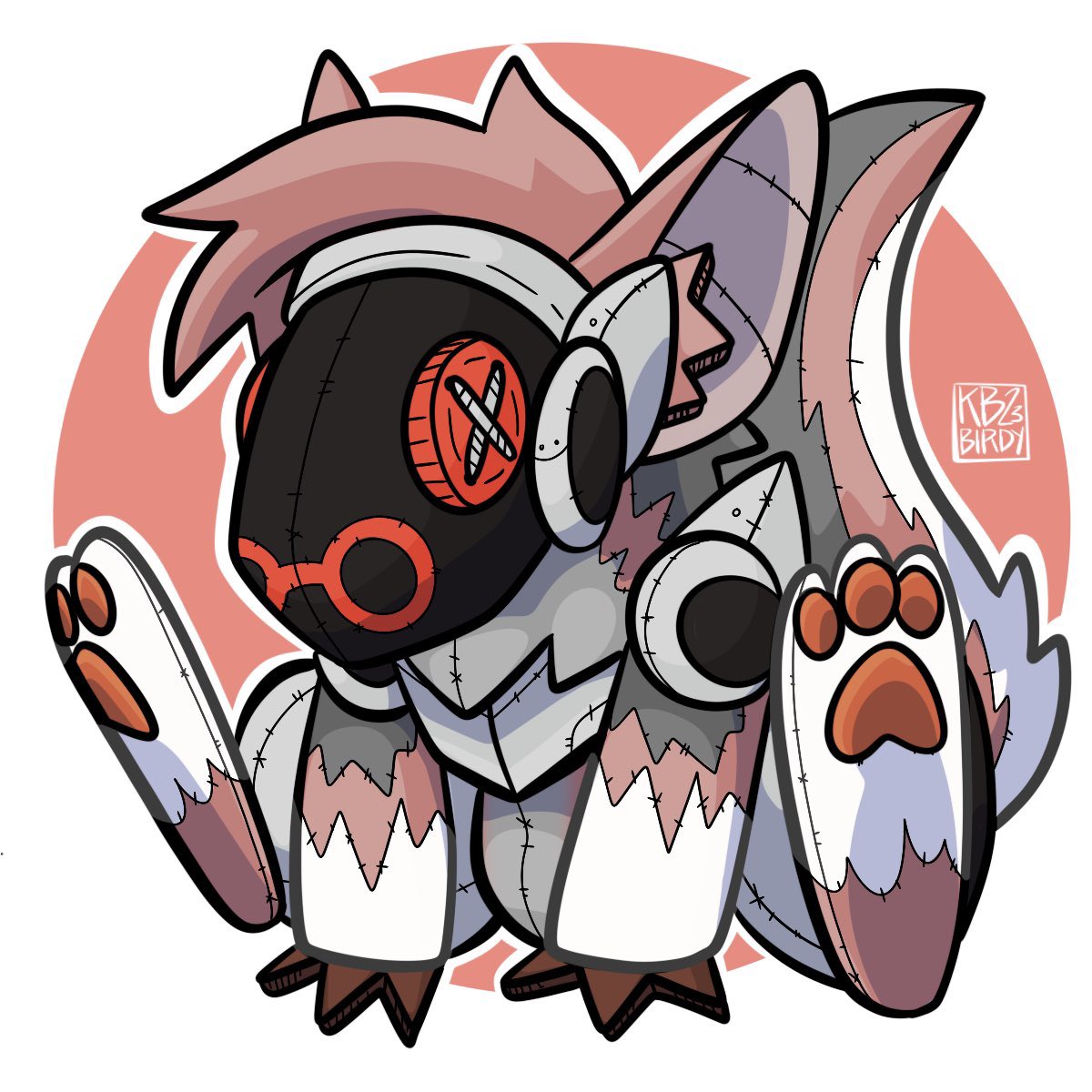 Rivet_theProto's tweet image. Super cute plushie for @ProtogenMak ! My comms are open, hmu 🤙🏼