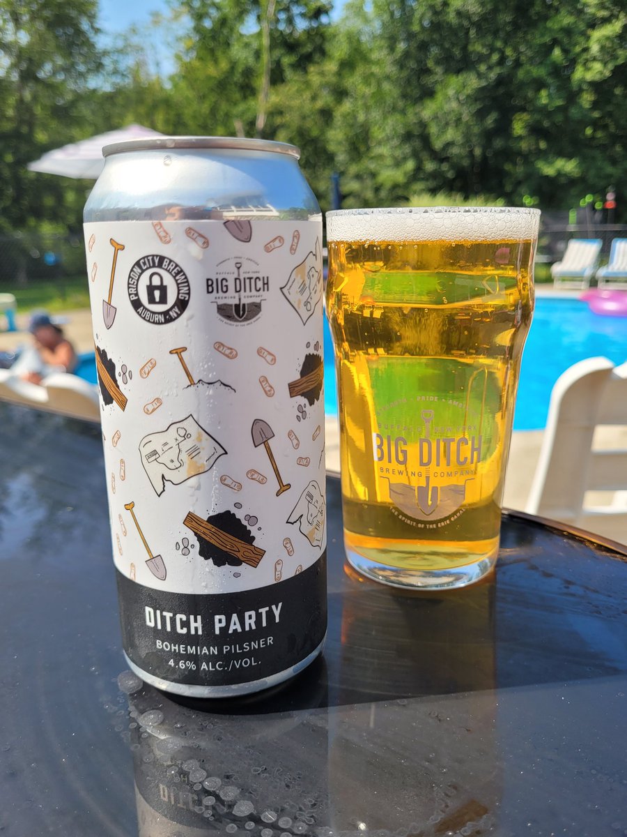 Any beer from breweries like <a href="/bigditchbrewing/">Big Ditch Brewing</a> and <a href="/Prisoncitybeer/">Prison City Brewing</a> is sure to be a winner, and Ditch Party Bohemian Pils is no exception. It's light &amp; approachable; earthy and floral with toasted bread &amp; biscuity malts. It's a nice warm weather lager that pair well with poolside.