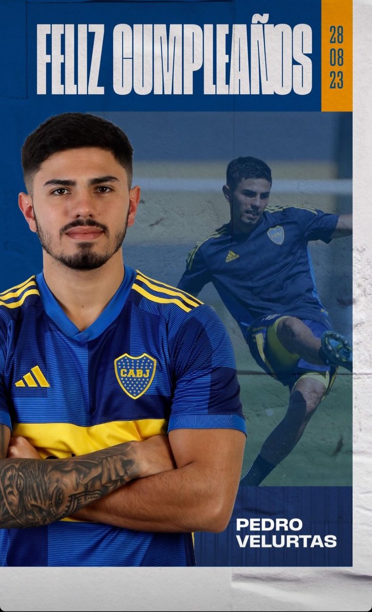 alegria_xeneize's tweet photo. 🎂 Hoy cumple 22 años Pedro #Velurtas. El joven lateral derecho debutó el año pasado en la #CopaArgentina y no a vuelto a sumar minutos en primera. Si en #Reserva, donde fue campeón en 2021. 

#FelízCumpleaños @VelurtasPedro https://t.co/vNGmI2v6yG