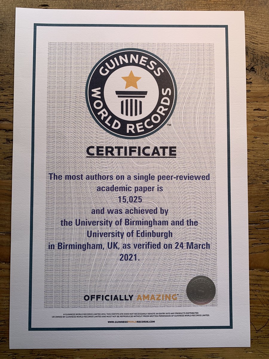 🔥How we achieved a Guinness World Record for research in surgery🔥

Mass participation cohort studies are crucial for surgical research. These 15 papers and 4 collaborative groups taught us the steps that led to us being awarded a Guinness World Record.

See the journey here🧵: