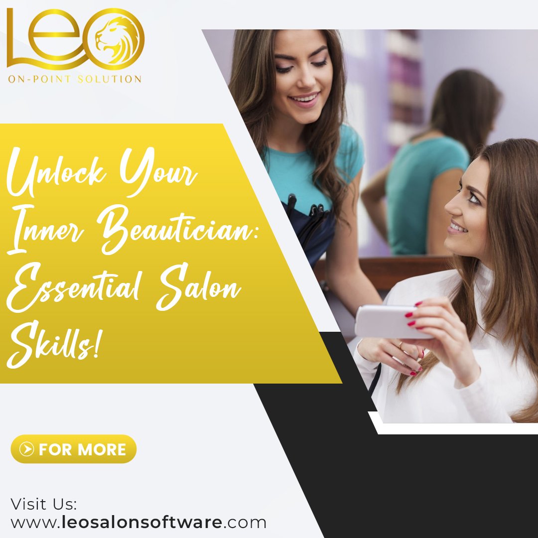 LeoSalonMGM's tweet image. Unlock Your Inner Beautician: Essential Salon Skills!

Are you passionate about beauty and eager to unleash your creativity? 

Embrace the Art of Transforming Beauty

Read More:
leosalonsoftware.com/unlock-your-in…

#LeoSPASalonManagement #sparevolution #salonmanagement #enhancedcustomer