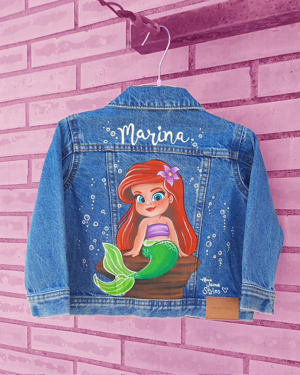 almajeanestyles's tweet photo. 🩵🧜🏽‍♀️ Chaqueta Baby Ariel 🧜🏽‍♀️🩵 https://t.co/SpQxf6xq3H