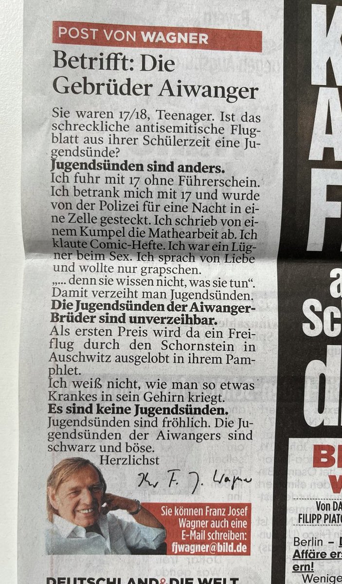 polenz_r's tweet photo. Zu „Jugendsünden“ https://t.co/1PRkupEogq