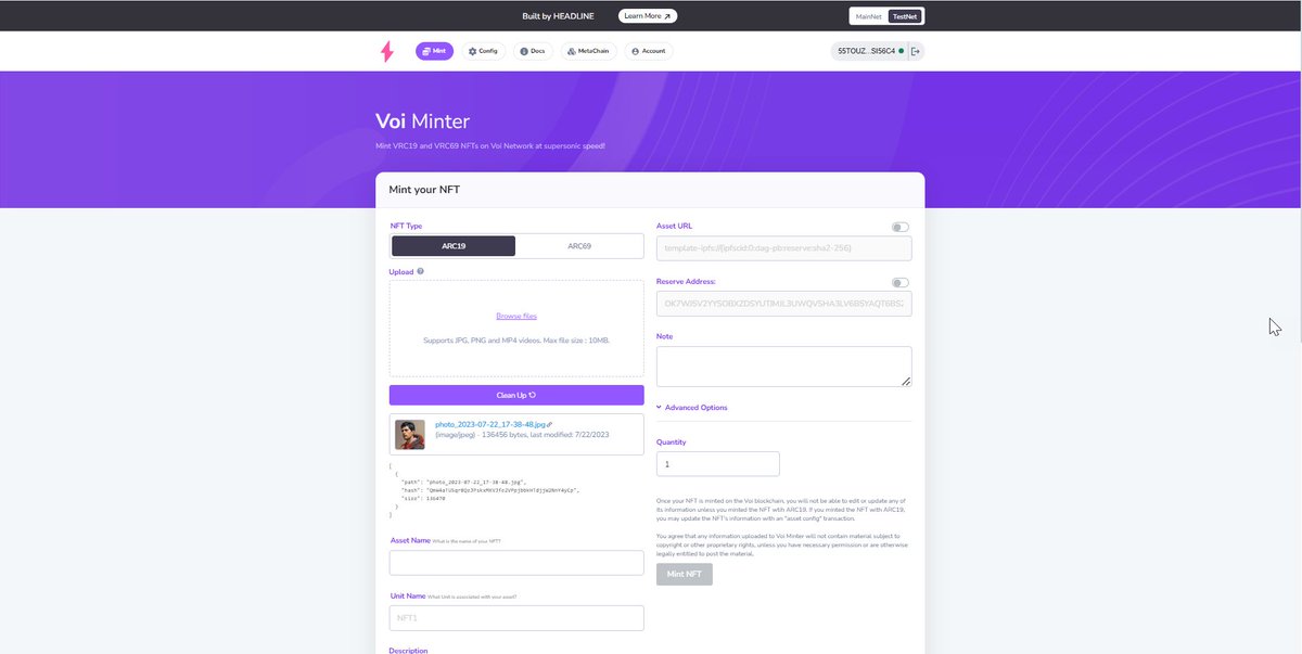 headline_crypto's tweet image. For #AlgoOS Day 6 we have a curve ball. Today we are open-sourcing a 2-for-1 package. Below you can find the source code, open-source repos, and deployed apps for Arc Minter on Algorand and Voi Minter (testnet may not be active). 👇 #Algorand #VoiNetwork #opensource
