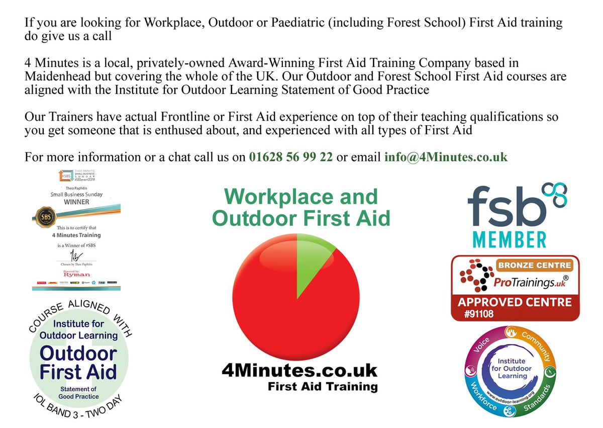 4 Minutes First Aid Training tweet media