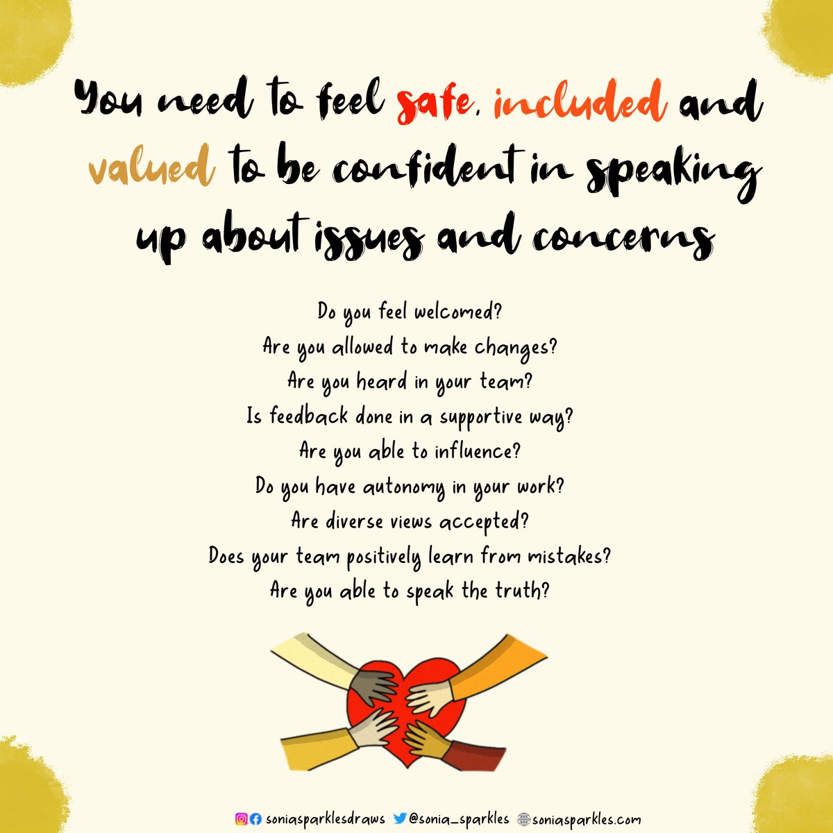 Assessing your psychological safety at work ♥️