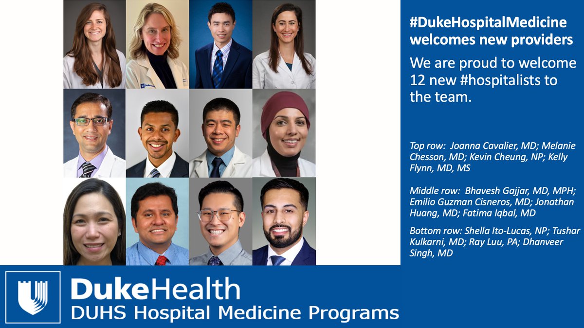 Duke Hospital Medicine (@dukehospitalist) on Twitter photo 