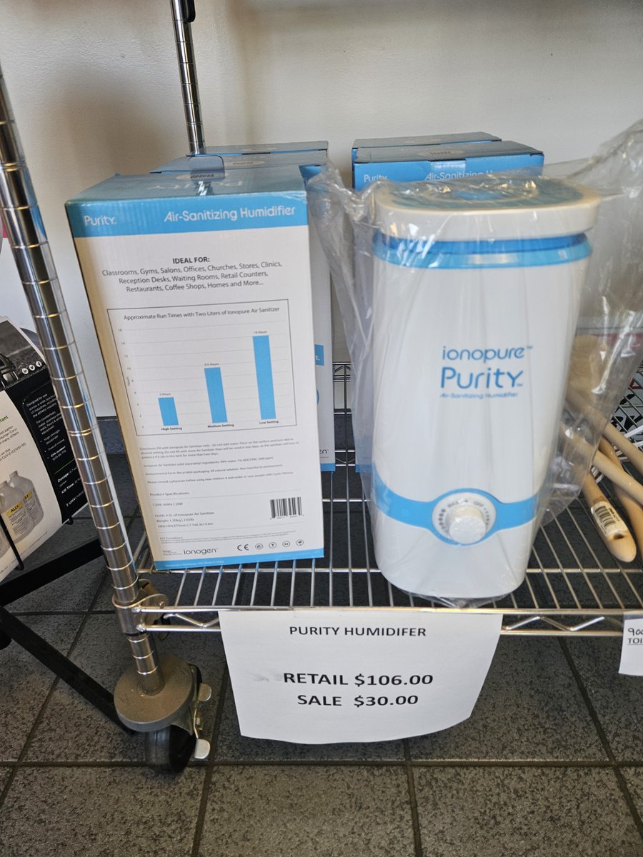 We only have 3 of these left! Stop in and grab one! 402 South 50th St Phoenix, Az. 85034!
#aircleaner
#ionopure
#humidifier
#AirSanitizer
#purity