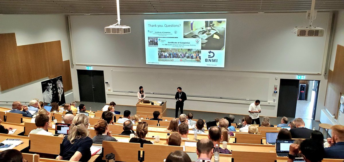 ChipNanoimaging's tweet photo. Many thanks to the wonderful organizers at BNMI 2023 for a fantastic conference in Odense, Denmark!
A fantastic community with exciting science, ending in a wonderful tour of the DanMIC facilty.
#BNMI2023 #DanMIC #TIRF #nanoscopy #microscopy #imaging https://t.co/aTtmoZZSQi