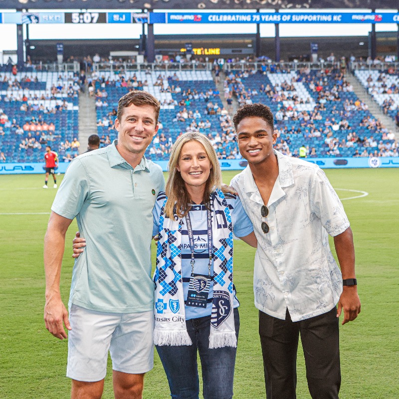SportingKC's tweet photo. "When a parent expresses gratitude for my assistance to their child, a student feels comfortable enough to seek my support...[these] are the moments that keep me inspired."

August's @BlueKC Sporting Samaritan is Helen Harrelson, Director of Instrumental Music at St. James!