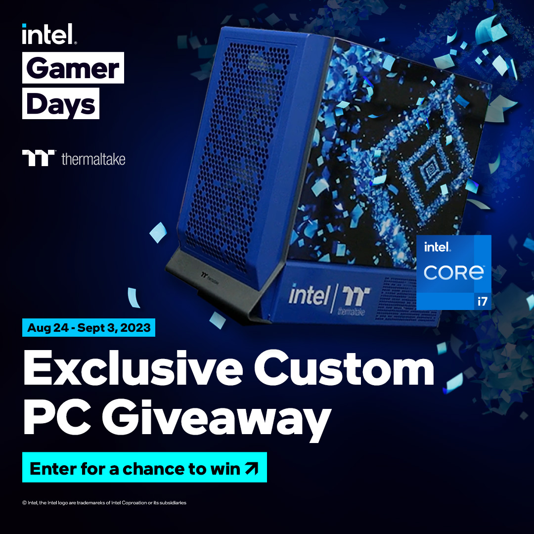 It's..... a custom modded Ceres 300!! 🥳 In celebration of <a href="/intel/">Intel</a> Gamer Days, we'll be live building in a custom <a href="/IntelGaming/">Intel Gaming</a> PC and giving it away to one of you!

Enter between now and September 3 for a chance to win🎁 gleam.io/ygoRH/thermalt…

#intelgamerdays