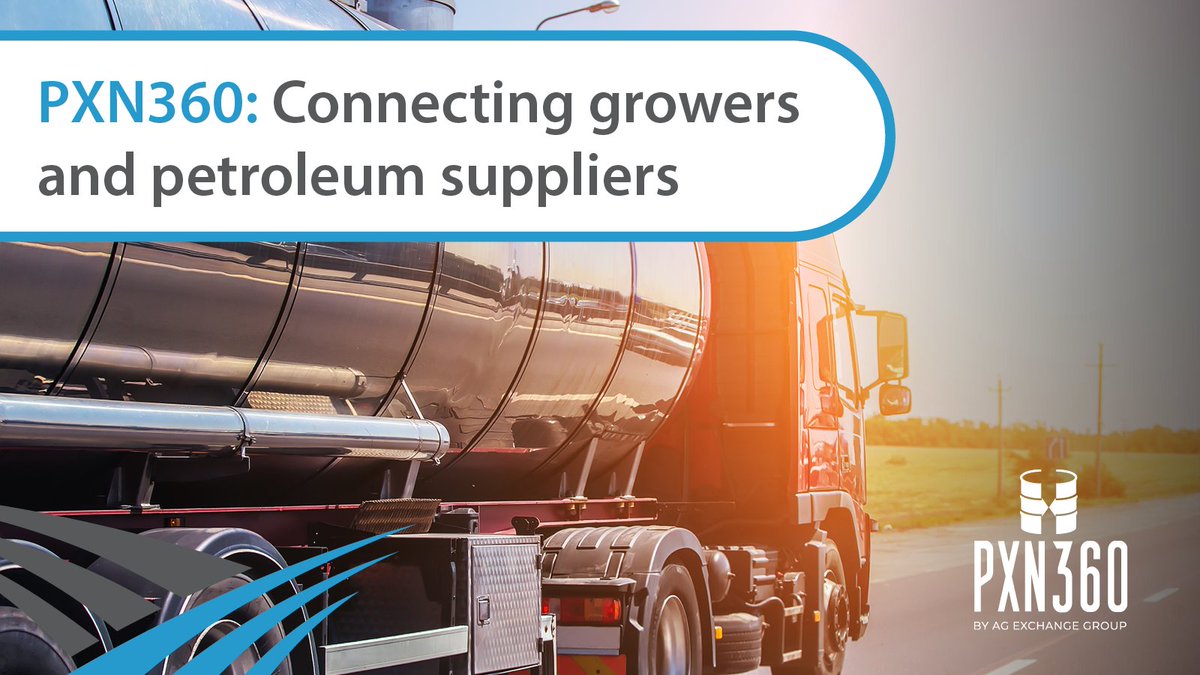 pxn360's tweet photo. Looking for a hassle-free way to buy fuel? Ag Exchange’s #PXN360 lets you accept or decline offers with one click. Learn more and create an account: https://t.co/kqWmJ6BehK #Petroleum #AgExchange #WestCdnAg https://t.co/NptM5kFZvE