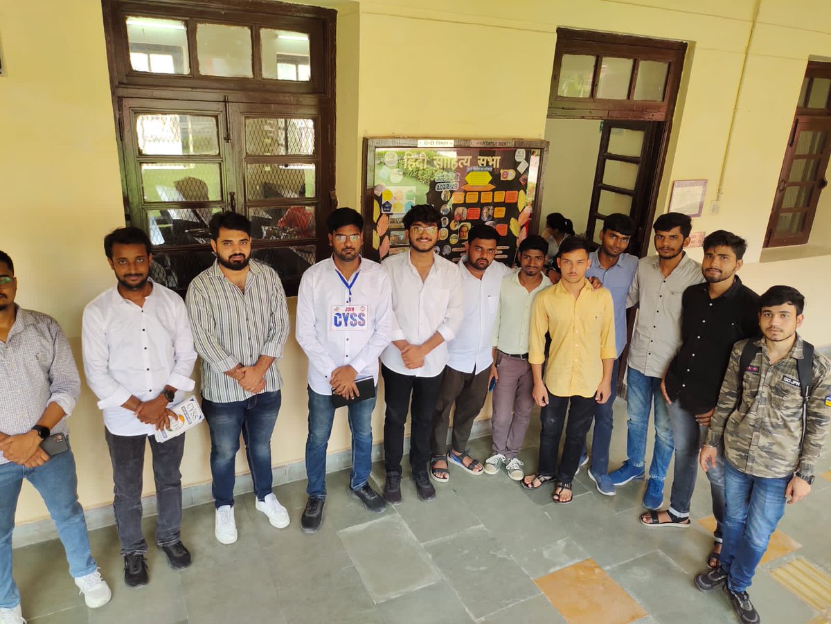 Avinash_DHT's tweet photo. आज दिल्ली विश्वविद्यालय के विभिन्न कॉलेजेस में @CYSS कॉलेज यूनिट की घोषणा की गई ।

नवनियुक्त कॉलेज यूनिट के पदाधिकारी बहुत excited है कॉलेज इलेक्शन के लिए।

I will keep trying to solve the student's issues very strongly. 

#joincyss #JoinAvinashChoudhary #dusu https://t.co/RjmtNxn1bl