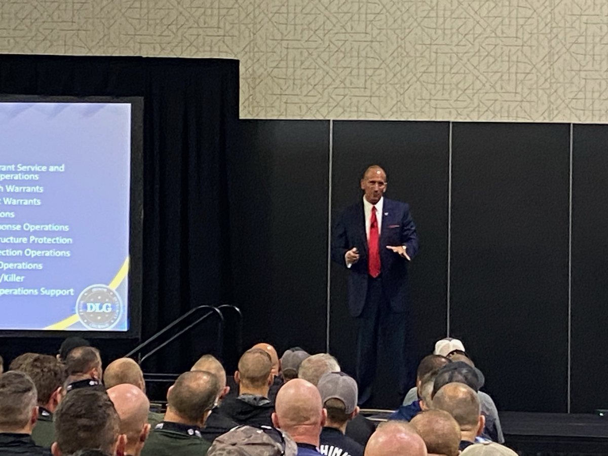 NTOAHQ's tweet photo. Always a big draw for Eric Daigle's Legal Update: Tactical Operations Liability, Current Trends, Legal & Policy Considerations. Over 300 were in attendance to listen to standards & case laws applicable to the use of a tactical team and tactical related issues.
#ntoa2023 #daigle https://t.co/9nexn0VI5V