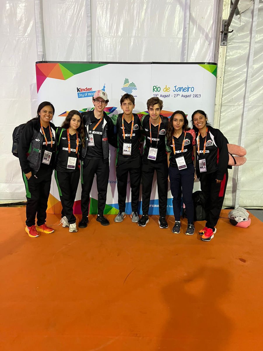 ASFM_official's tweet photo. ASFM in Brazil!🦅🇧🇷

We are so proud of our Eagles of Track for competing and representing ASM in the Rio de Janeiro
2023 IS U15 Gymnasiade.

This is one for the books, as it's the first time our students get recognition in athletics at a worldwide level!‹
Let's go Eagles! https://t.co/kUazKGUtab