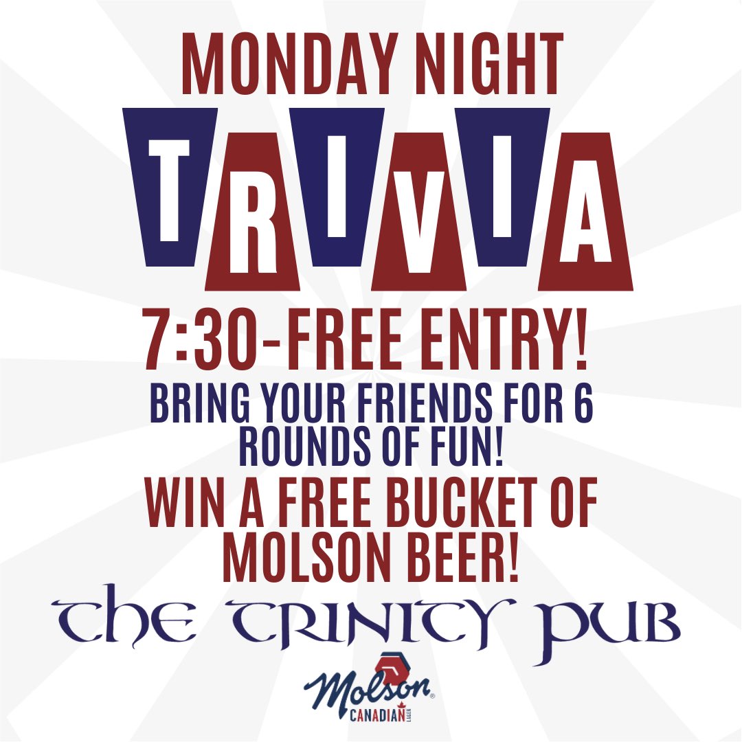 TheTrinityNL's tweet image. Who’s excited for TRIVIA!