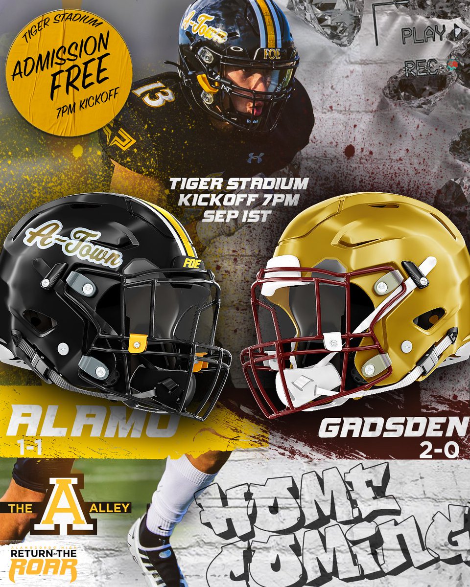 THE Gold Standard βοΈβοΈβοΈ (@alamogordo_at) on Twitter photo HOMECOMING WEEK!!
<a href="/AlamoFootball/">AlamoTigerFootball</a> vs <a href="/GadsdenPanthers/">Gadsden Football</a>
LETS RING THE BELL AGAIN!!
#RingTheBell #FOE #ReturnofTheRoar HOMECOMING WEEK!!
<a href="/AlamoFootball/">AlamoTigerFootball</a> vs <a href="/GadsdenPanthers/">Gadsden Football</a>
LETS RING THE BELL AGAIN!!
#RingTheBell #FOE #ReturnofTheRoar
