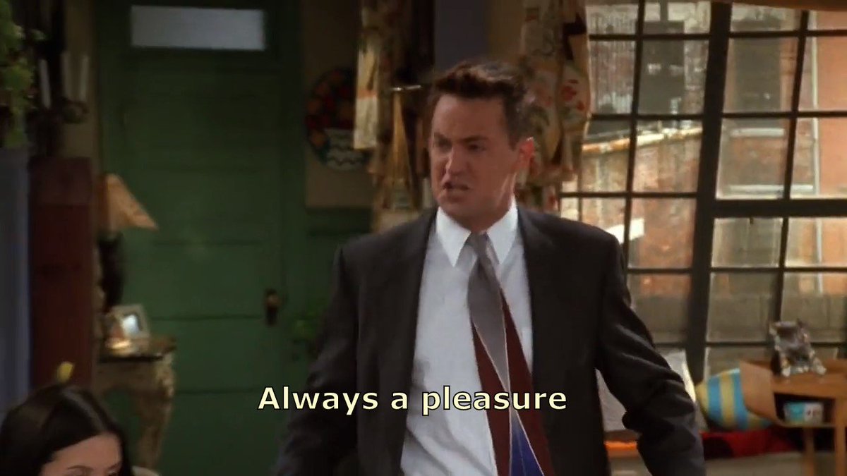 Chandler's European kiss goodbye