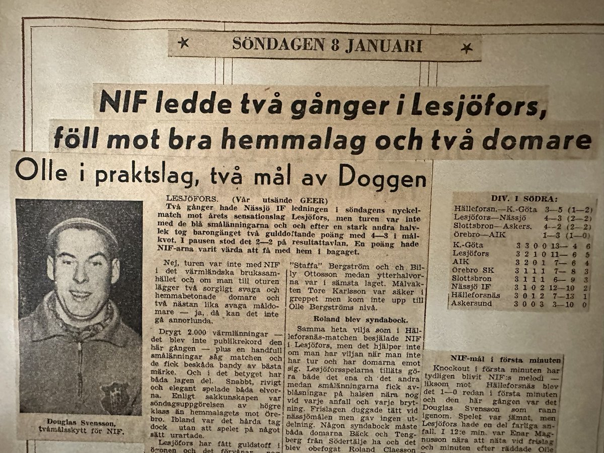 ”Föll mot bra hemmalag och två domare”. Guldrubrik!⭐️
