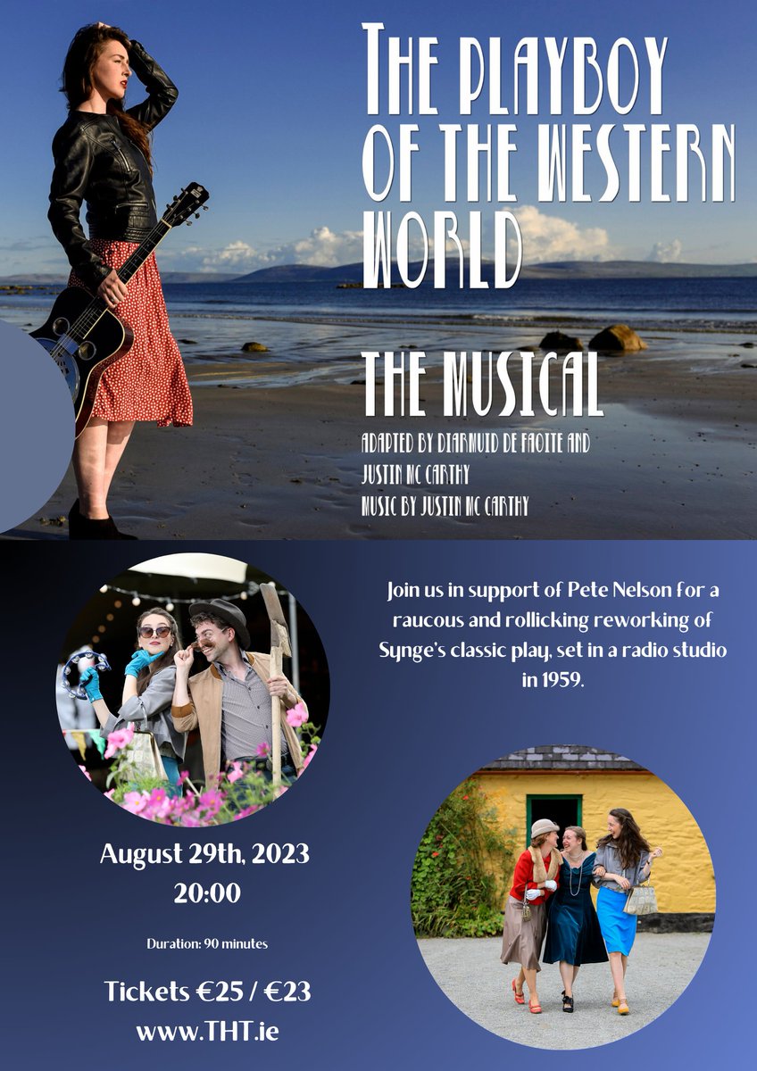 Last chance to pick up tickets to see the champion Playboy of the Western World. 
tht.ie/4049/the-playb…