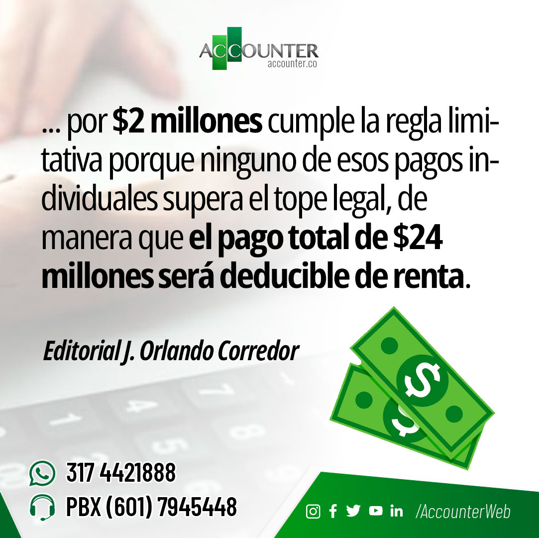 accounterweb's tweet photo. El Consejo de Estado eliminó el límite de las 100 uvt por pagos en efectivo acumulados en el año.

#tipsaccounter #accounterweb #noticias #news #tips #contador #colombia
#consejodeestado #limite100uvt #pagosenefectivo #pagoacumulado https://t.co/HtiJ5cxs5T