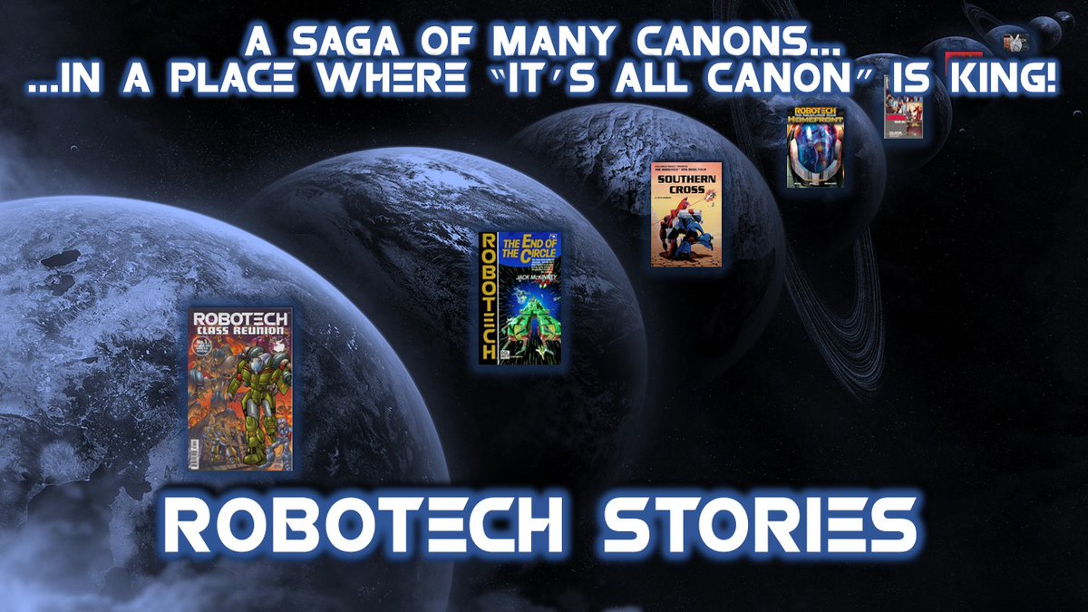 robotechnovels's tweet photo. A NEW FORCE #ROBOTECH UNIVERSE!

A SAGA OF MANY CANONS...WHERE "IT'S ALL CANON' IS KING!"

ROBOTECH STORIES!

DEBUTING NEXT WEEK!

#ROBOTECHSTORIES #ITSALLCANON #ROBOTECHCOMICS #ROBOTECHNOVELS #ROBOTECHRPGS https://t.co/WbeAT6rmTH