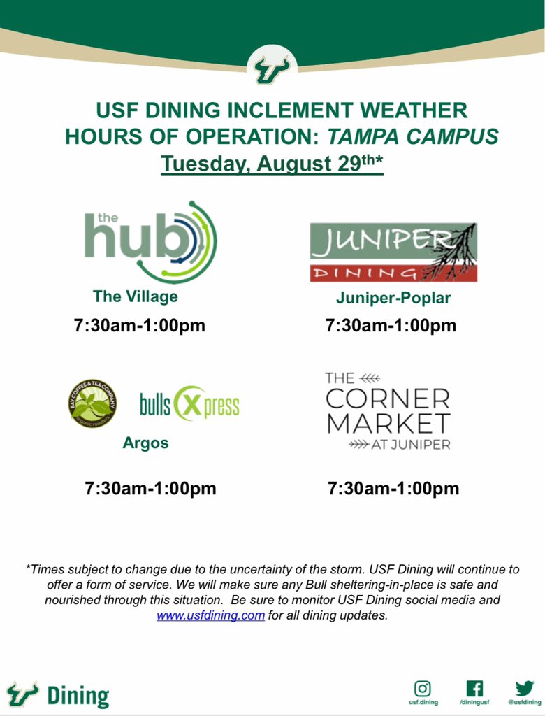 USFDining tweet picture