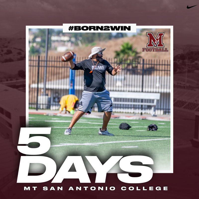 mtsacfootball's tweet photo. At Wide Receivers!! From Pasadena, California Mike Edwards!! 5 days till kickoff!! #SacDawgs #Born2Win #WelcomeToTheNation https://t.co/Oossw82qoR