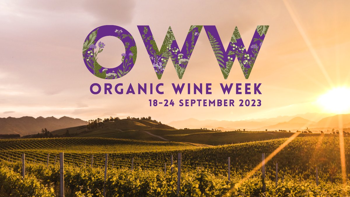 Organic Wine Week is coming up on 18 - 24 September. The week brings together wineries, distributors, influencers, restaurants, and retailers to showcase and communicate the importance and quality of organic wine. More here: bit.ly/3YSsgaN #nzwine