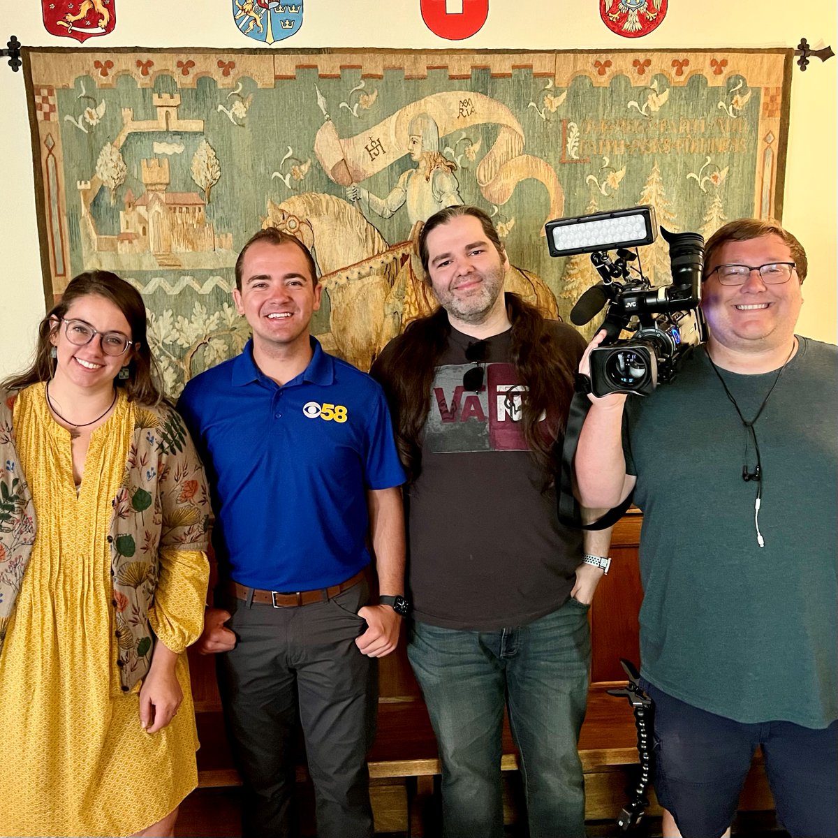 It was great to have @CBS58 and@lehmann_emerson at the Waelderhaus for their 58 Hometowns segment! #58hometowns takes viewers to the unique places we call home in Wisconsin. Keep an eye on their channel on Tue & Thur for their hometown segment. 

cbs58.com/hometowns