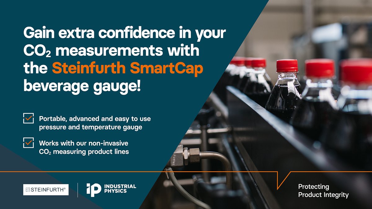 IndustrialPhys's tweet image. Check out our new SmartCap! Ideal for providing the pressure and temperature readings of your beverages and can be used as a reference device for our non-destructive CO2 measurement Steinfurth product lines. Find out more: ow.ly/AX5Z50PjkZq
#beveragetesting #pressuretesting