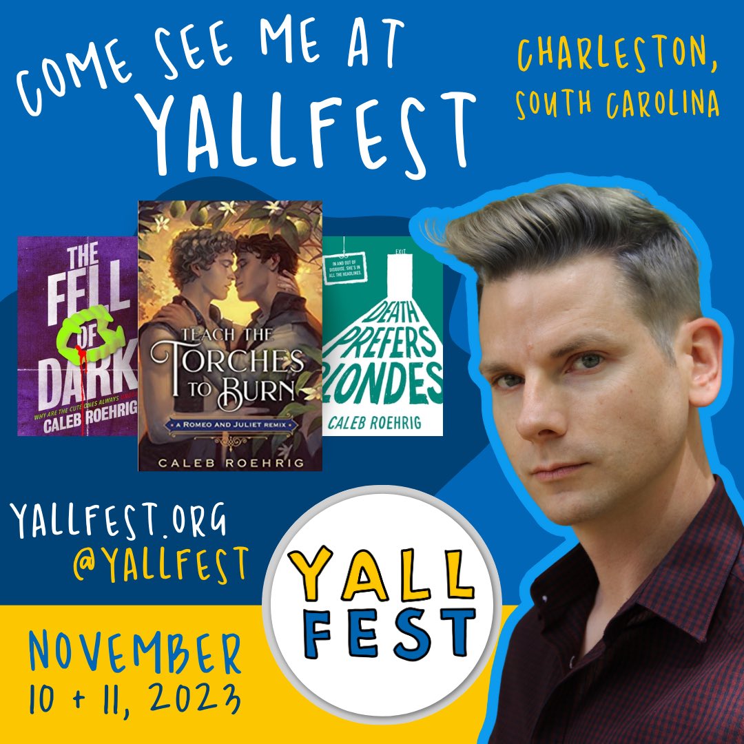 I’m so excited to say that I’ll be at @YALLFest once again this fall!! If you’ll be there, come listen to me talk about romance and horror and try to remember how to sign my name, because it’s been a WHILE