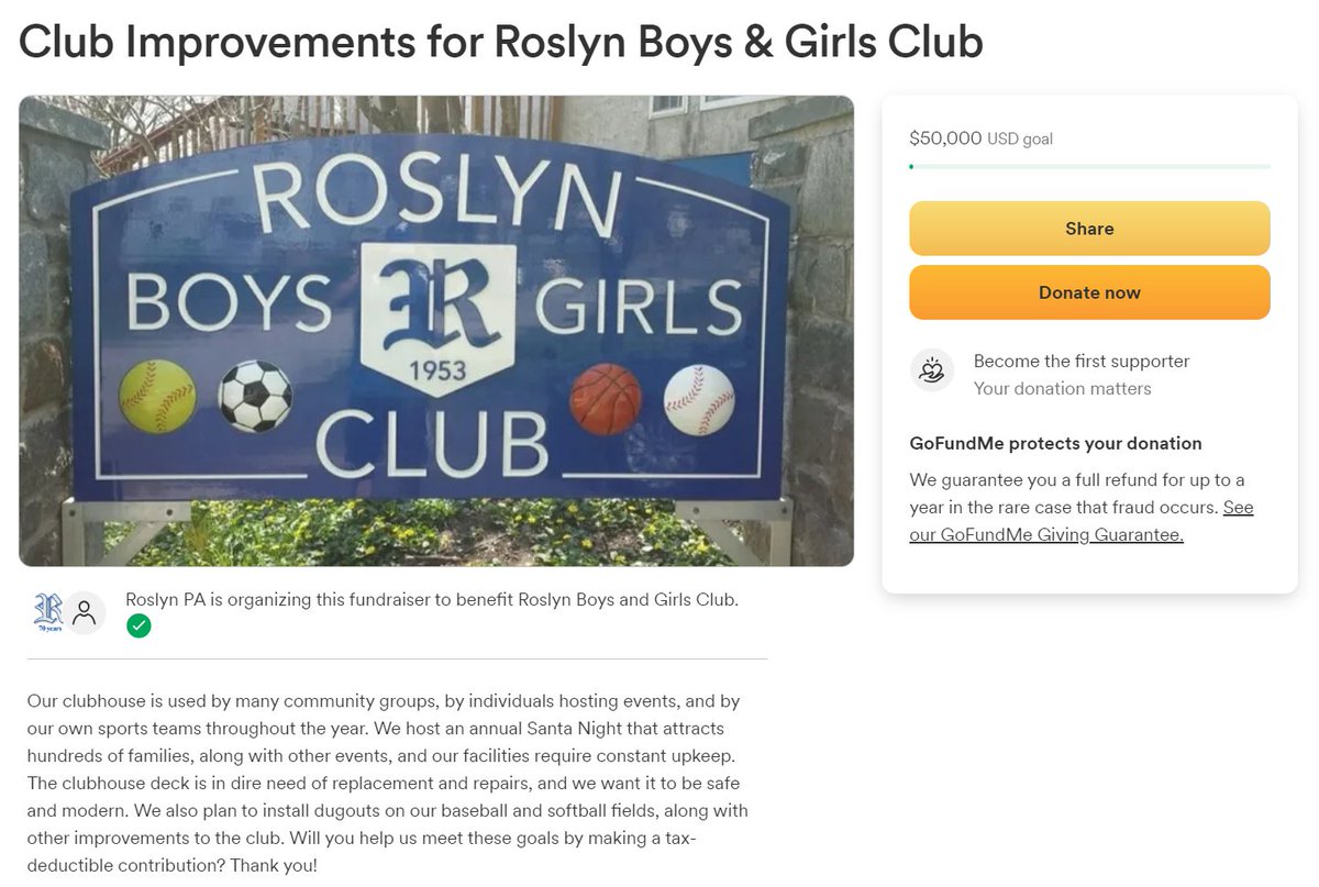 RBGclub's tweet photo. In its first week, our campaign brought in over $7,000! We have a mini-goal to reach $10,000 in donations by Labor Day, September 4. Can you help us get there? Every donation helps us and will have an impact on our community. Thank you! https://t.co/OWUaEdRF3I https://t.co/uzIj1wvaFc