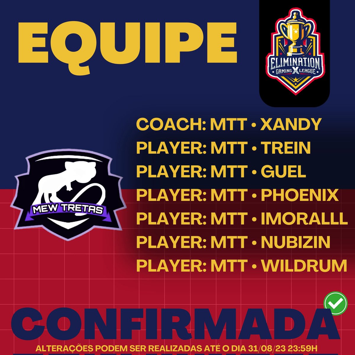 Elimination Gaming X League (@championshipunt) on Twitter photo 