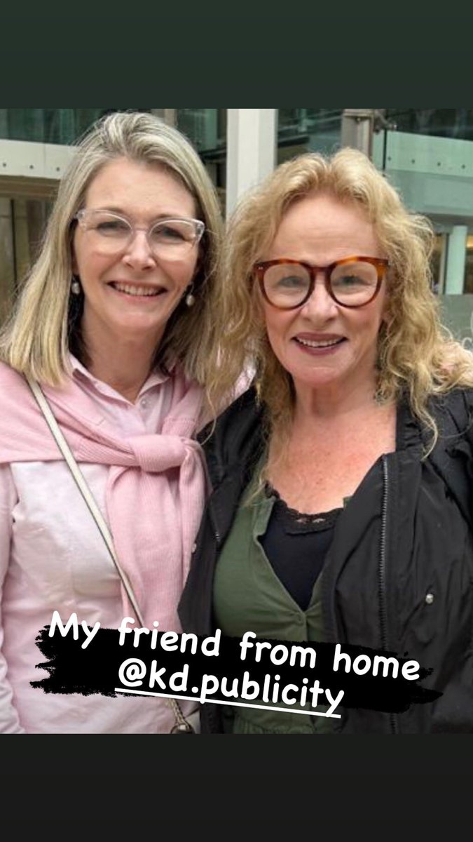 Great to have my friend Kelly Davis from home in the UK for a few days … so thrilled to see her and talk and talk and talk #friendsfromhome #besties