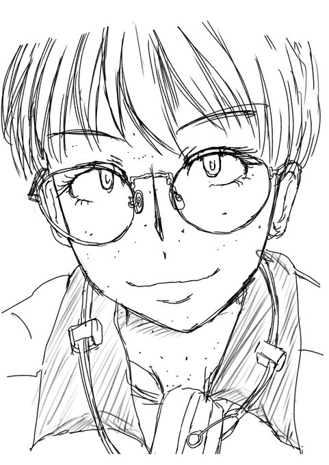 おはようございます。先日眼鏡教四ツ目派司祭が「顔に〇描いて眼鏡と言うな!歪みを描け!!」と荒ぶっておられました。こうやって宗教紛争が起こるんだなーと。シーア派さんとスンニ派さんの違いを調べた時その寒さに震えたことを思い出す。人の業って怖い。 