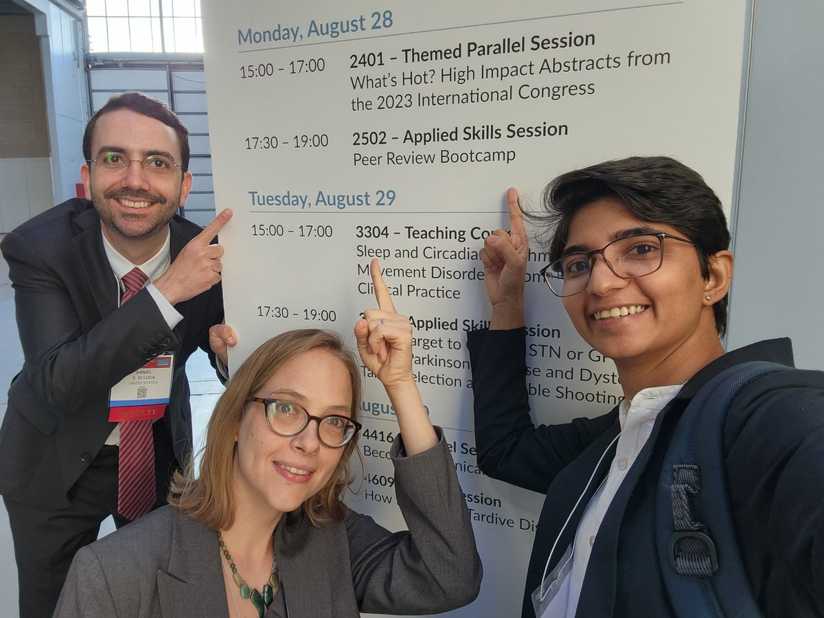 ShwetaPrasad91's tweet photo. Peer Review Bootcamp✅
First MDS Faculty presentation ✅
@dilucadaniel @lockholm #MDSCongress @movedisorder https://t.co/CH2pu8NJMB