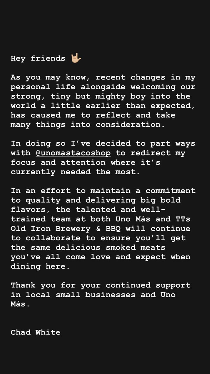 Chad White (@chefchadwhite) on Twitter photo 