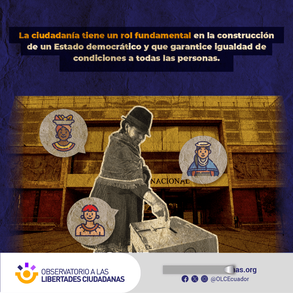 En Ecuador, apenas el 37% de ciudadanos manifiesta estar satisfecho con el funcionamiento de la #democracia. ¿Nuestras instituciones nos generan confianza? 

Pronto conocerás una iniciativa que compartirá la información sobre las libertades civiles en #Ecuador.