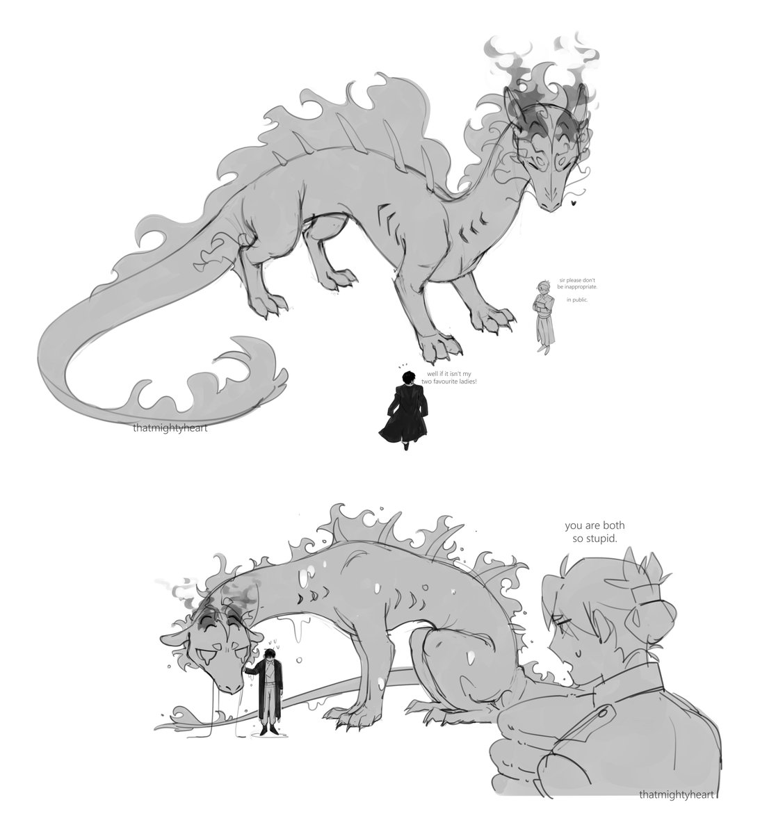 thatmightyheart's tweet photo. [ fmab ]
gave roy mustang a dragon. bc he needed to be more obnoxious https://t.co/NWCWwr1RQj