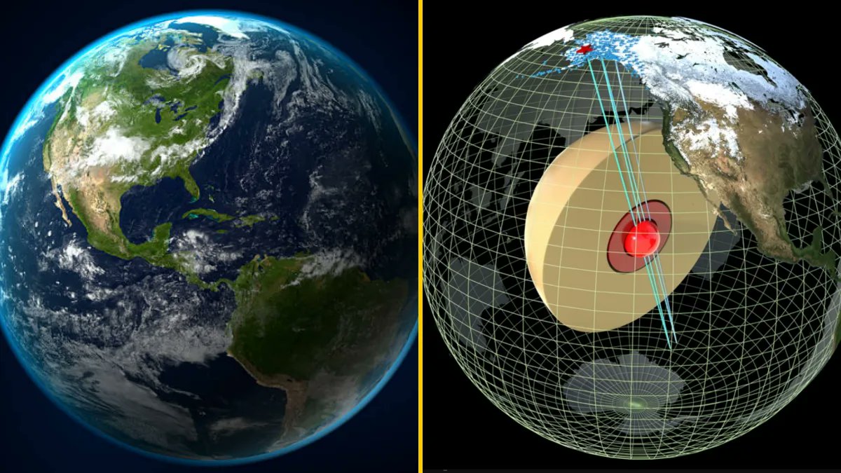 🚨ATENÇÃO: Uma gigantesca bola de metal é encontrada no centro do nosso planeta. Cientistas descobriram um novo núcleo na Terra, e isso pode explicar muito sobre a possibilidade de vida por aqui.
