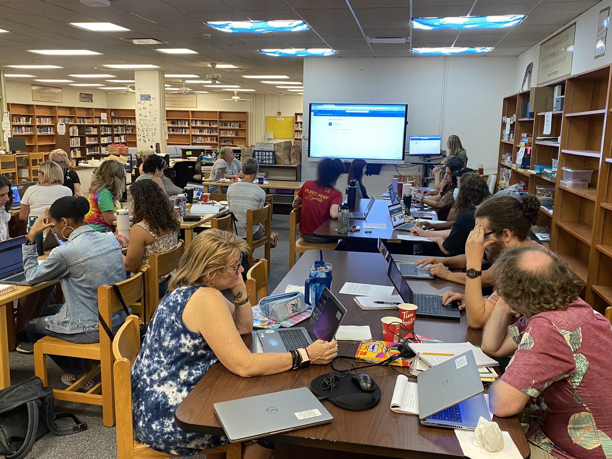 rsmoore5567's tweet photo. Day #1 of our Jump Start Staff Summer Learning at Northwest JHS@Douglass. Over 90% of our teaching staff are present preparing for an amazing year. Today’s focus was Academic Culture. Tomorrow’s is Essential Content. #RCSDNYS #ONERCSD  #NWDouglass https://t.co/uyKTrYiSpa