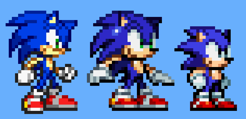 Classic Sonic Sprite 