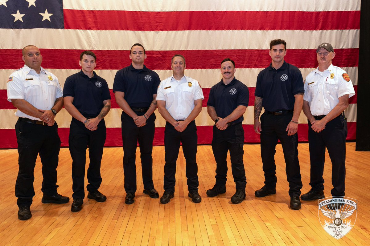 Framingham Fire Department (@framinghamfire) on Twitter photo This morning, four new members of the Framingham Fire Department were sworn in for duty in <a href="/Framingham_MA/">City of Framingham</a>: Kyle Caso, Luke Cuneo, Jordan Porter and Clayton Scata.
Welcome to the greatest profession in the world!
#firefighters #firstresponders #teamframinghamfire This morning, four new members of the Framingham Fire Department were sworn in for duty in <a href="/Framingham_MA/">City of Framingham</a>: Kyle Caso, Luke Cuneo, Jordan Porter and Clayton Scata.
Welcome to the greatest profession in the world!
#firefighters #firstresponders #teamframinghamfire