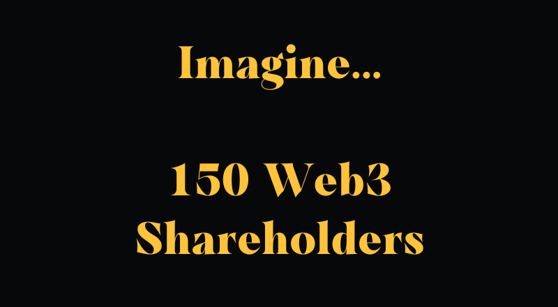 Imagine... 💭

Imagine 150 real people with 200-10K followers that are actively engaging with Web3 content everyday.

Imagine these 150 people liking every tweet of a specific project because they own a % of its profits.

Imagine what will the X algorithm do.

Just imagine... 💭
