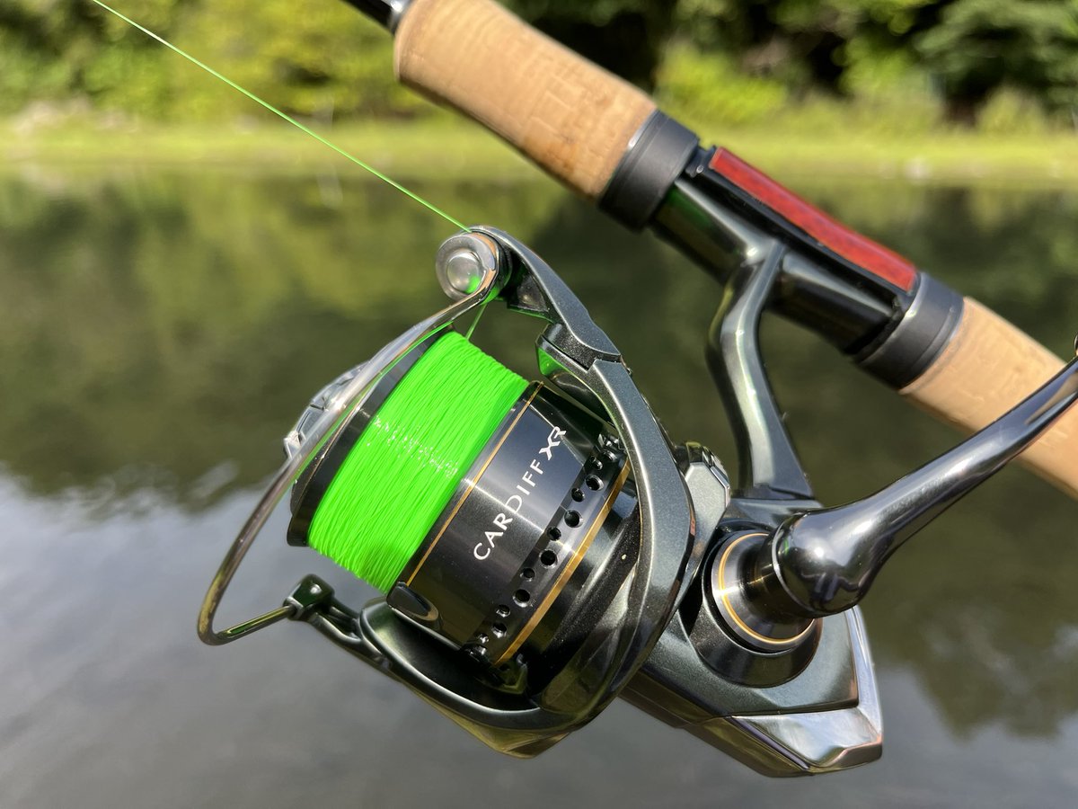 23カーディフXRをエリアトラウトで一日使ってみた感想。すごくいい